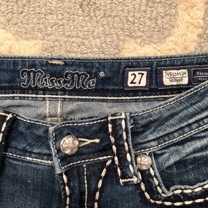 Miss Me Skinny Jeans with Rhinestone Details